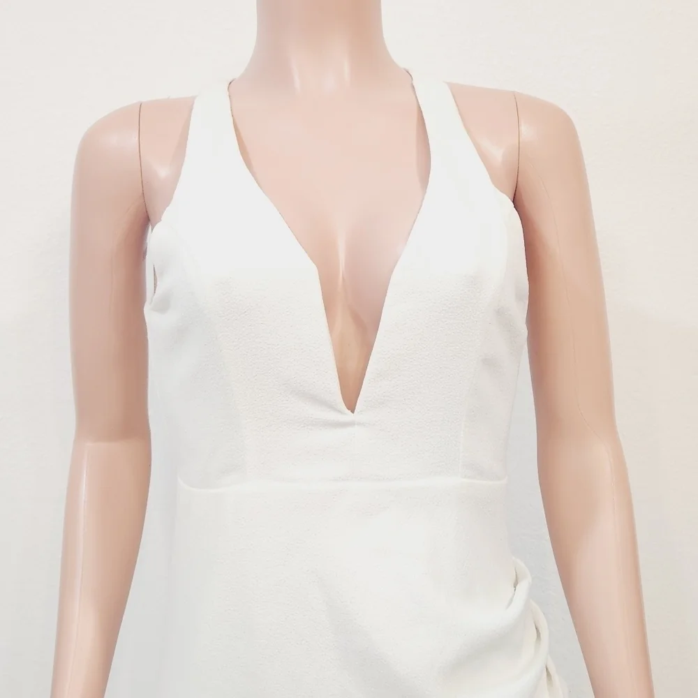 TOBI Sweet Criminal Bodycon Dress White Size Medium_4